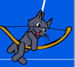 Cat With Bow Golf